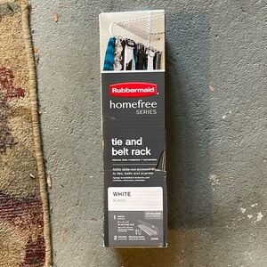 Rubbermaid tie rack